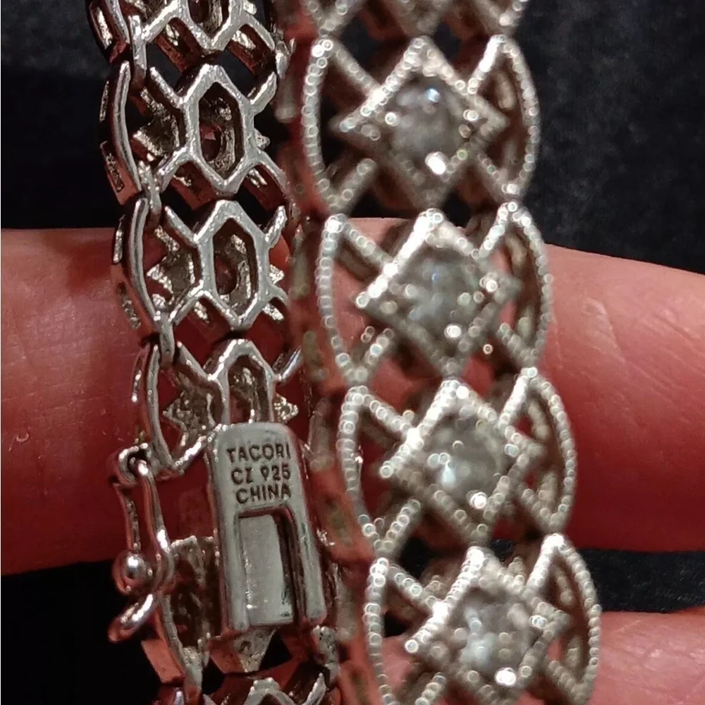 Tacori sterling silver Cubic Zirconia bracelet